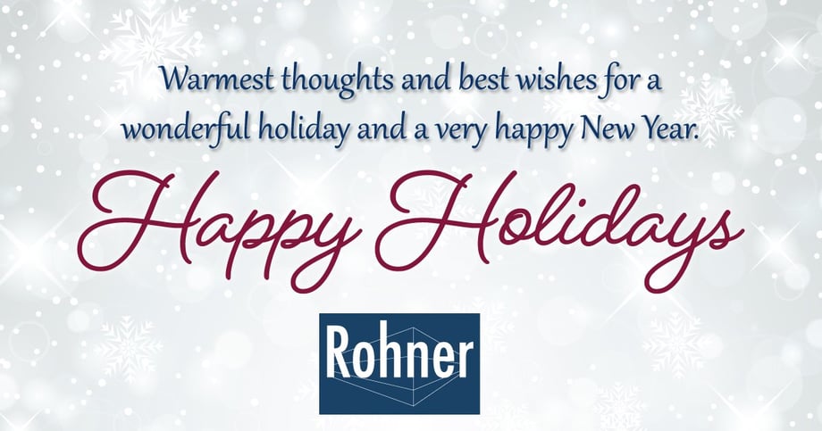 Happy Holidays from Rohner