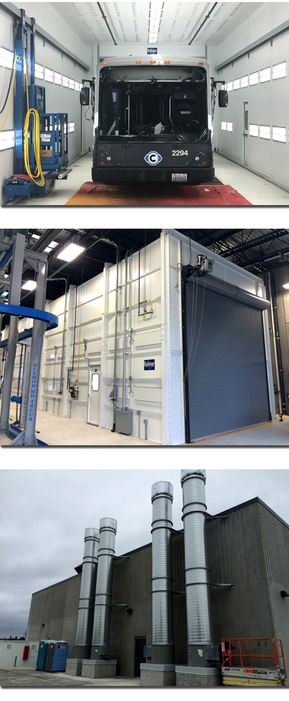 Spray Booth For Transit Facility